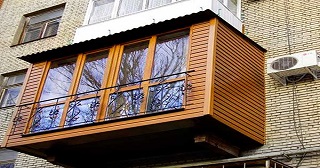 Внешняя отделка балкона Ртищево цена от 1057 руб. м/2.